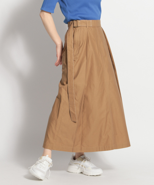 niko and...（ニコアンド）の「バックツイルインタックロングスカート（スカート・レディース・ブラック/ベージュ/グリーン・MEDIUM/LARGE）」の18枚目の写真