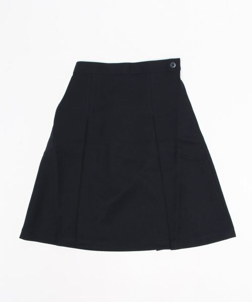 Catherine Cottage(キャサリンコテージ)の「ボックスプリーツスカート 薄手 JUNIOR(スカート・キッズ・ネイビー/ブラック/ネイビー系1・165/160)」の3枚目の写真