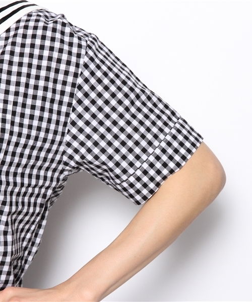 WEGO(ウィゴー)の「WEGO/セーラーシャツ(シャツ/ブラウス・レディース・オフホワイト/ブラック/ネイビー/レッド/ホワイト・FREE)」の12枚目の写真