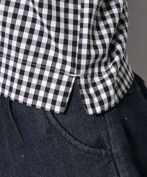 WEGO(ウィゴー)の「WEGO/セーラーシャツ(シャツ/ブラウス・レディース・オフホワイト/ブラック/ネイビー/レッド/ホワイト・FREE)」の6枚目の写真