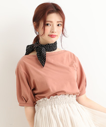 スカーフセットボートネックＴ