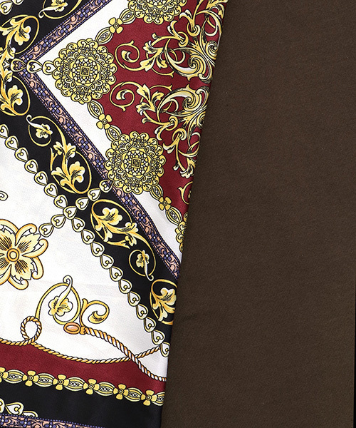 MAJESTIC LEGON（マジェスティックレゴン）の「スカーフセットボートネックＴ（Tシャツ/カットソー・レディース・ベージュ系その他2/オレンジ/ブラウン/ピンクベージュ/ブルー系その他2・MEDIUM）」の21枚目の写真