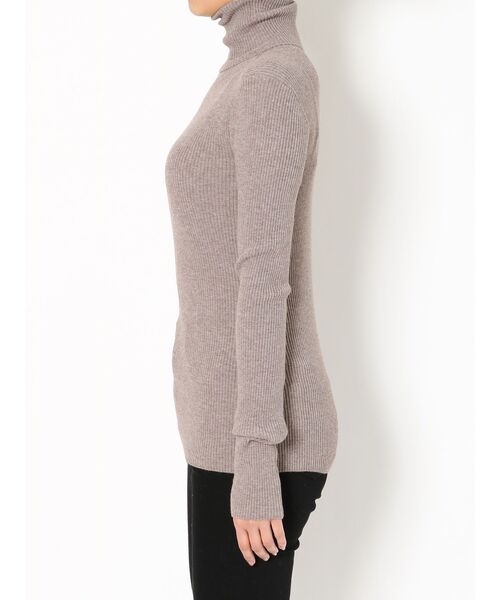 LAGUNAMOON（ラグナムーン）の「ベーシックリブタートルネック プルオーバー（ニット/セーター・レディース・アイボリー/ブラック/パープル/ブラウン/クリーム・FREE）」の20枚目の写真