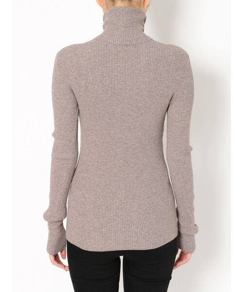 LAGUNAMOON（ラグナムーン）の「ベーシックリブタートルネック プルオーバー（ニット/セーター・レディース・アイボリー/ブラック/パープル/ブラウン/クリーム・FREE）」の19枚目の写真