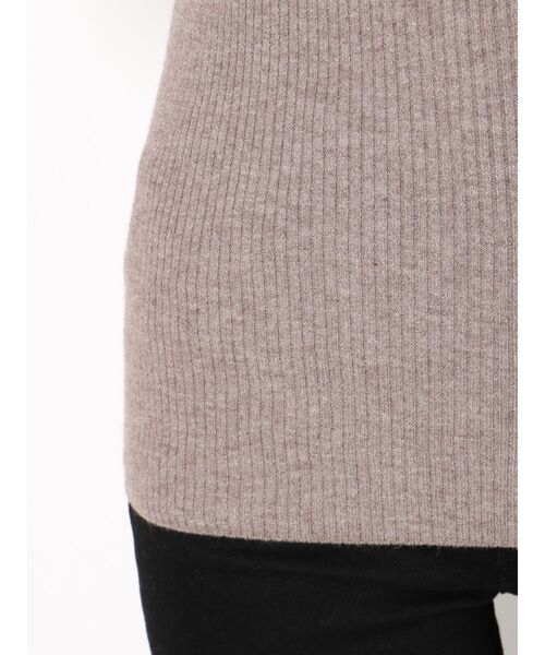 LAGUNAMOON（ラグナムーン）の「ベーシックリブタートルネック プルオーバー（ニット/セーター・レディース・アイボリー/ブラック/パープル/ブラウン/クリーム・FREE）」の16枚目の写真