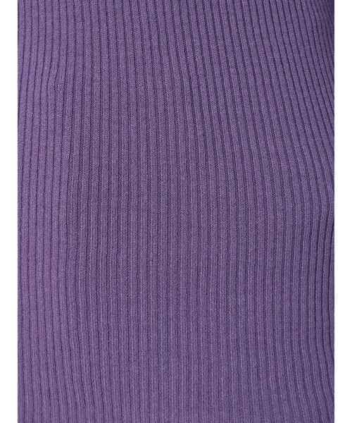 LAGUNAMOON（ラグナムーン）の「ベーシックリブタートルネック プルオーバー（ニット/セーター・レディース・アイボリー/ブラック/パープル/ブラウン/クリーム・FREE）」の13枚目の写真