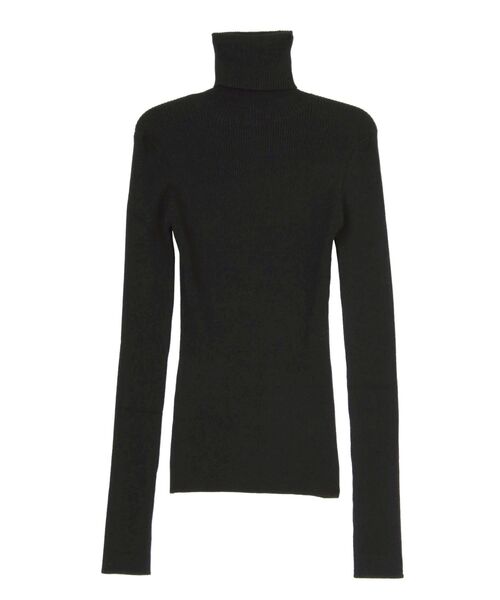 LAGUNAMOON（ラグナムーン）の「ベーシックリブタートルネック プルオーバー（ニット/セーター・レディース・アイボリー/ブラック/パープル/ブラウン/クリーム・FREE）」の9枚目の写真