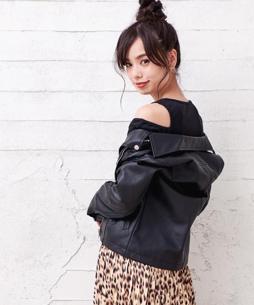 Girly Doll(ガーリードール)の「ライダースジャケット(ライダースジャケット・レディース・ブラック/ブラウン/グレー系その他・M)」の18枚目の写真