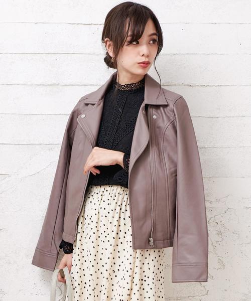 Girly Doll(ガーリードール)の「ライダースジャケット(ライダースジャケット・レディース・ブラック/ブラウン/グレー系その他・M)」の20枚目の写真