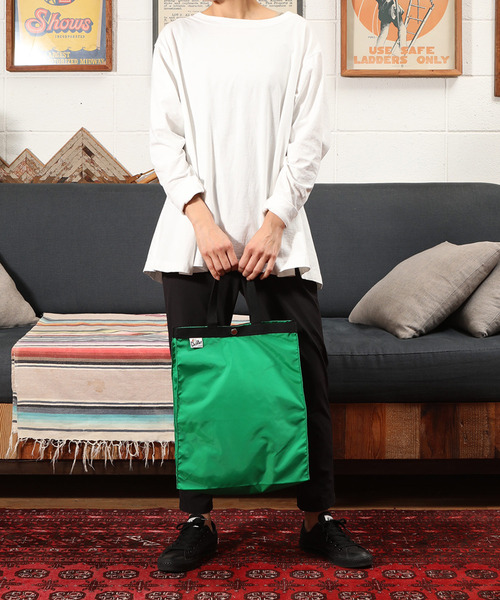 Drifter(ドリフター)の「PAPER BAG TOTE L/ペーパーバッグトート Lサイズ(トートバッグ・レディース・ブラック/ダークブラウン/グレー/タン/レオパード/グリーン系カモフラージュ/その他1/その他2/オレンジ/ケリー/ブラック系その他/ダークグリーン/ゼブラ/ブルー・FREE)」の20枚目の写真