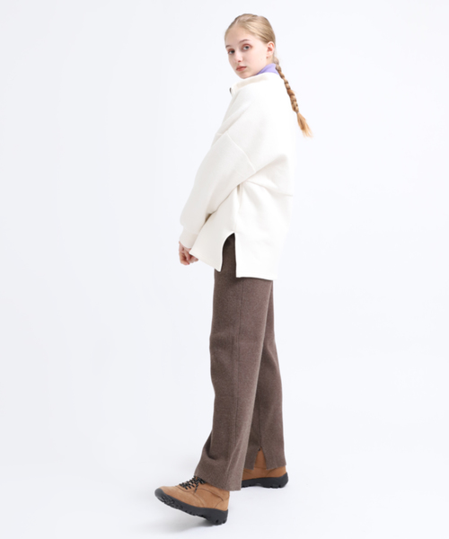 RNA-N(アールエヌエーエヌ)の「M1316 ハーフジップウォームプルオーバー(スウェット・レディース・オフホワイト/キャメル/ブラック・MEDIUM)」の18枚目の写真