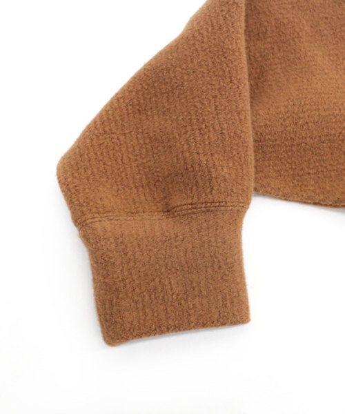 RNA-N(アールエヌエーエヌ)の「M1316 ハーフジップウォームプルオーバー(スウェット・レディース・オフホワイト/キャメル/ブラック・MEDIUM)」の13枚目の写真