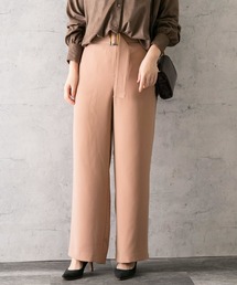 『スタイリスト川上さやか×ROSSO』ベルト付きパンツ∴