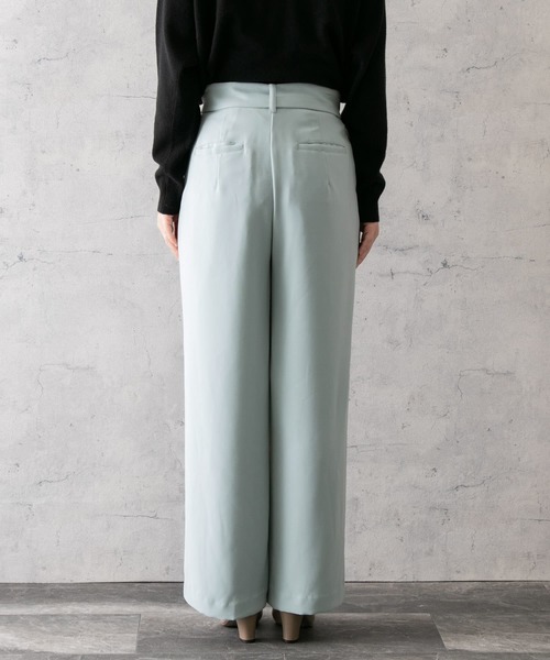 URBAN RESEARCH ROSSO（アーバンリサーチロッソ）の「『スタイリスト川上さやか×ROSSO』ベルト付きパンツ∴（その他パンツ・レディース・ブルー系その他/ピンク・36/38）」の11枚目の写真