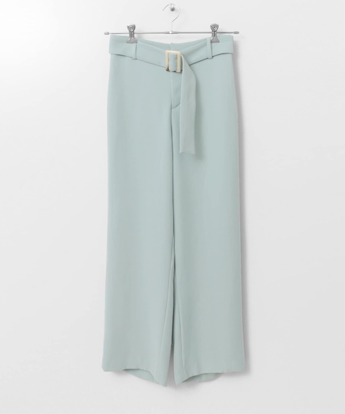 URBAN RESEARCH ROSSO（アーバンリサーチロッソ）の「『スタイリスト川上さやか×ROSSO』ベルト付きパンツ∴（その他パンツ・レディース・ブルー系その他/ピンク・36/38）」の10枚目の写真