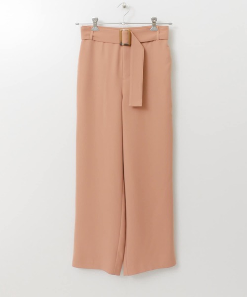 URBAN RESEARCH ROSSO（アーバンリサーチロッソ）の「『スタイリスト川上さやか×ROSSO』ベルト付きパンツ∴（その他パンツ・レディース・ブルー系その他/ピンク・36/38）」の9枚目の写真