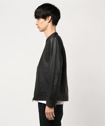 Pledge（プレッジ）の「【Pledge】Sheep leather シングルライダース