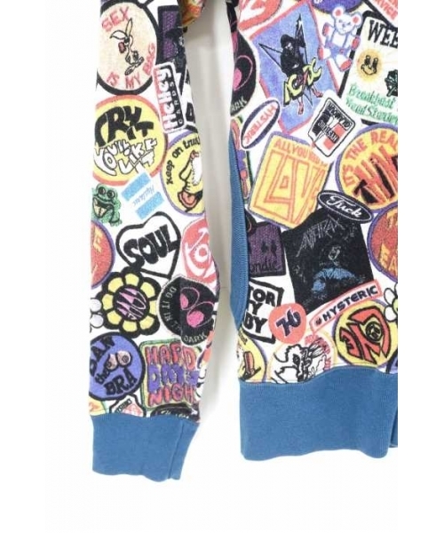 ブランド古着】総柄ジップアップパーカー（パーカー）｜HYSTERIC