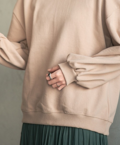 Aunt Marie's（アントマリーズ）の「AUNT MARIE'S バルーン袖スウェット（スウェット・レディース・ホワイト/グレー/モカ/ベージュ・FREE）」の14枚目の写真