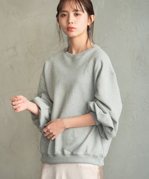 Aunt Marie's（アントマリーズ）の「AUNT MARIE'S バルーン袖スウェット（スウェット・レディース・ホワイト/グレー/モカ/ベージュ・FREE）」の18枚目の写真