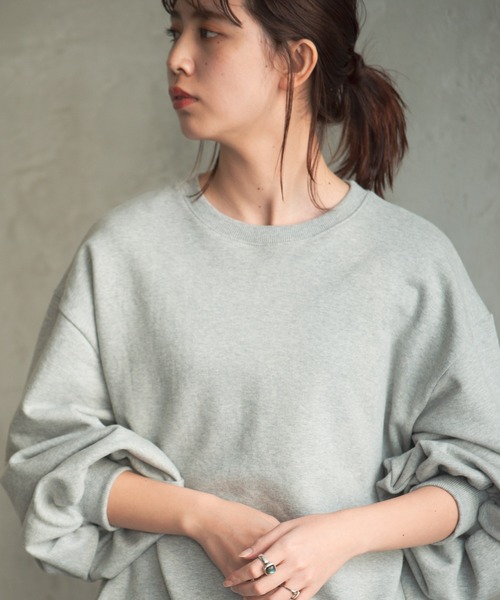 Aunt Marie's（アントマリーズ）の「AUNT MARIE'S バルーン袖スウェット（スウェット・レディース・ホワイト/グレー/モカ/ベージュ・FREE）」の20枚目の写真