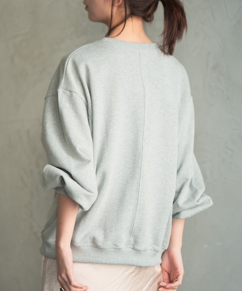 Aunt Marie's（アントマリーズ）の「AUNT MARIE'S バルーン袖スウェット（スウェット・レディース・ホワイト/グレー/モカ/ベージュ・FREE）」の22枚目の写真