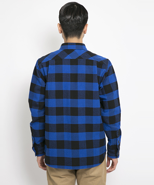 XLARGE（エクストララージ）の「L/S BUFFALO CHECK SHIRT（シャツ/ブラウス・メンズ・レッド/ホワイト/ブルー・SMALL/LARGE/MEDIUM/X-LARGE）」の8枚目の写真