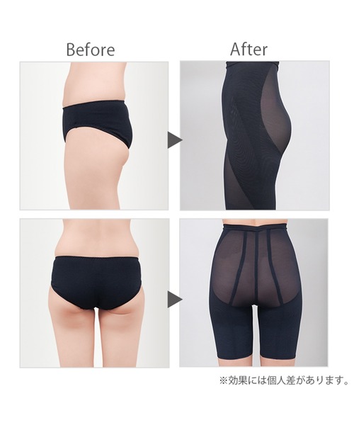 BRADELIS NEWYORK(ブラデリスニューヨーク)の「ブラデリス シェイプガードル 補整下着 補正下着(ショーツ・レディース・ブラック/ナチュラル・S/M/L/LL)」の10枚目の写真