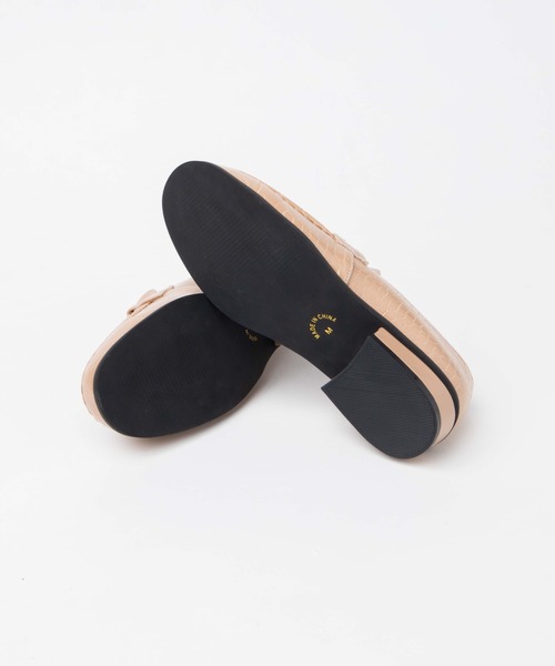 WEGO(ウィゴー)の「WEGO/ビット付きローファー(ローファー・レディース・ブラック/ベージュ・LARGE/MEDIUM)」の10枚目の写真