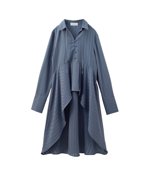 MIELI INVARIANT(ミエリインヴァリアント)の「イレギュラーラウンドブラウス(シャツ/ブラウス・レディース・ブルー/ホワイト・FREE)」の20枚目の写真