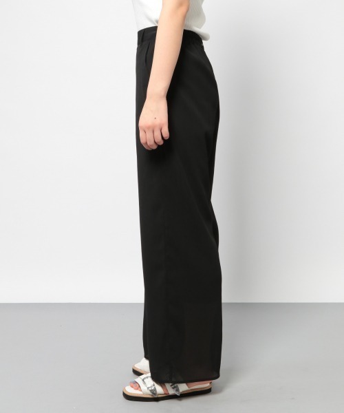 PAGEBOY(ページボーイ)の「シアーヨウリュウパンツ(その他パンツ・レディース・カーキ/パープル/ブラック/グレイッシュベージュ/ワインレッド・FREE)」の15枚目の写真