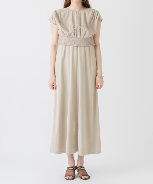 mystic（ミスティック）の「ビスチェ×ワンピース セット（ワンピース・レディース・ブラック/ベージュ/オフホワイト・FREE）」の6枚目の写真