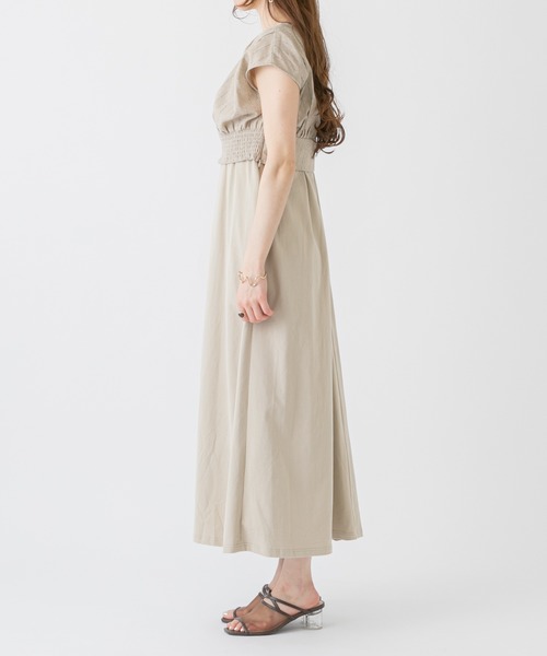 mystic（ミスティック）の「ビスチェ×ワンピース セット（ワンピース・レディース・ブラック/ベージュ/オフホワイト・FREE）」の7枚目の写真