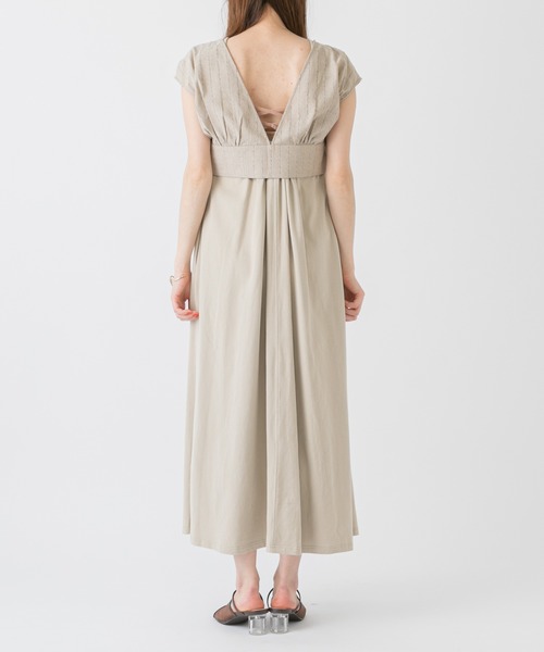 mystic（ミスティック）の「ビスチェ×ワンピース セット（ワンピース・レディース・ブラック/ベージュ/オフホワイト・FREE）」の8枚目の写真