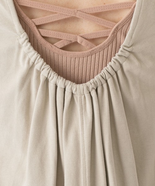 mystic（ミスティック）の「ビスチェ×ワンピース セット（ワンピース・レディース・ブラック/ベージュ/オフホワイト・FREE）」の13枚目の写真