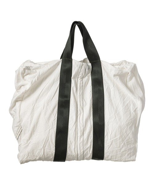 PUEBCO（プエブコ）の「VINTAGE PARACHUTE TOTE BAG（トートバッグ・メンズ・ホワイト×グリーン/ホワイト×ホワイト・ONE SIZE）」の2枚目の写真