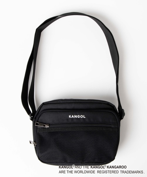KANGOL（カンゴール）の「∴WEGO/KANGOL 別注メッシュショルダーバッグ（ショルダーバッグ・メンズ・ベージュ/ブラック・FREE）」の11枚目の写真