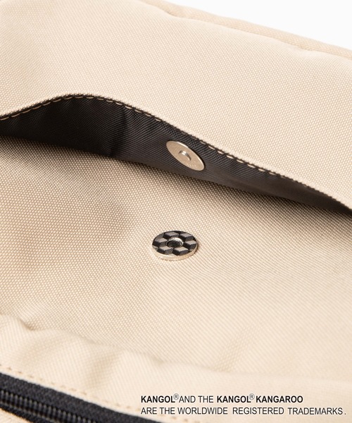 KANGOL（カンゴール）の「∴WEGO/KANGOL 別注メッシュショルダーバッグ（ショルダーバッグ・メンズ・ベージュ/ブラック・FREE）」の14枚目の写真