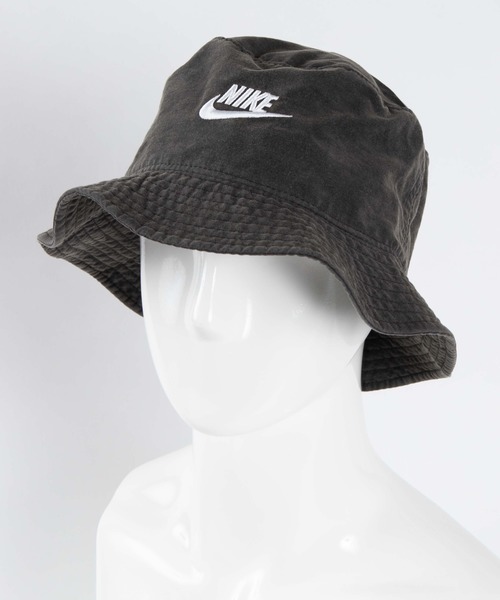 NIKE（ナイキ）の「WEGO/NIKE BUCKET CAP WASHED（ハット・メンズ・ブラック・FREE）」の2枚目の写真