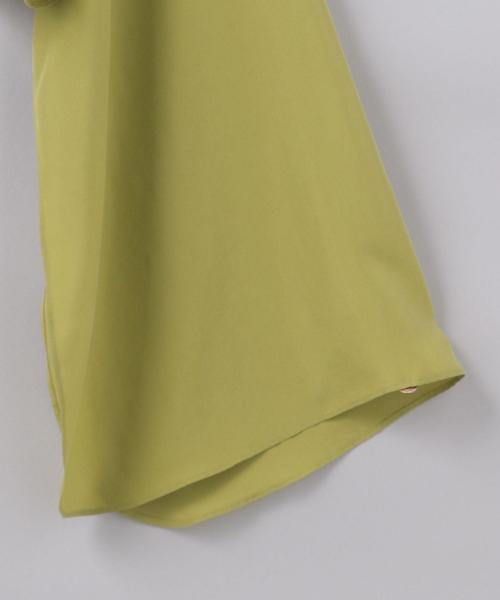6(ロク)の「<6(ROKU)>SILK FLARE SLEEVE PULLOVER⁄ブラウス