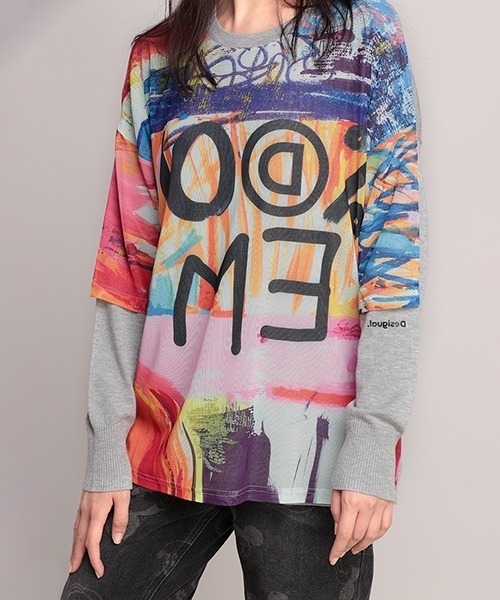 Desigual(デシグアル)の「ライトゲージプルオーバー HAMILTON(ニット/セーター・レディース・ブラック・2L/L/M/S)」の12枚目の写真