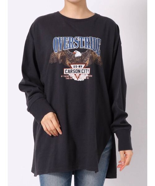 Ungrid（アングリッド）の「イーグルプリントロングスリーブTee（Tシャツ/カットソー・レディース・オフホワイト/ブラック・FREE）」の11枚目の写真