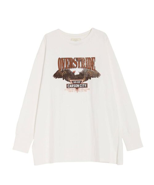 Ungrid（アングリッド）の「イーグルプリントロングスリーブTee（Tシャツ/カットソー・レディース・オフホワイト/ブラック・FREE）」の14枚目の写真