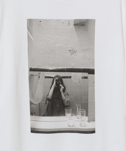 ADAM ET ROPE'（アダムエロペ）の「【Roberta Bayley】ロングTシャツ（Tシャツ/カットソー・レディース・ホワイト/ホワイト系その他・FREE）」の4枚目の写真