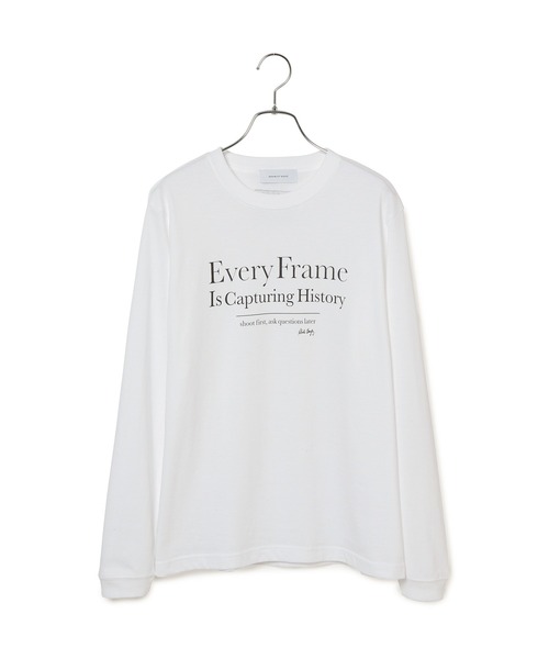 ADAM ET ROPE'（アダムエロペ）の「【Roberta Bayley】ロングTシャツ（Tシャツ/カットソー・レディース・ホワイト/ホワイト系その他・FREE）」の6枚目の写真