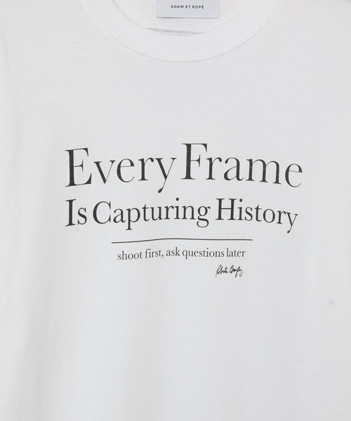 ADAM ET ROPE'（アダムエロペ）の「【Roberta Bayley】ロングTシャツ（Tシャツ/カットソー・レディース・ホワイト/ホワイト系その他・FREE）」の8枚目の写真