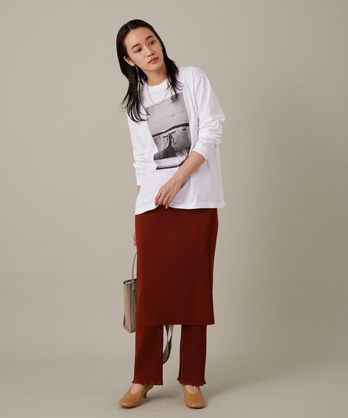 ADAM ET ROPE'（アダムエロペ）の「【Roberta Bayley】ロングTシャツ（Tシャツ/カットソー・レディース・ホワイト/ホワイト系その他・FREE）」の18枚目の写真