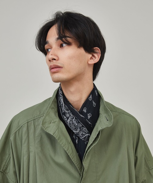 DELUXE（デラックス）の「NIGHT FOG（ストール/ショール・メンズ・ベージュ/ブラック・FREE）」の2枚目の写真