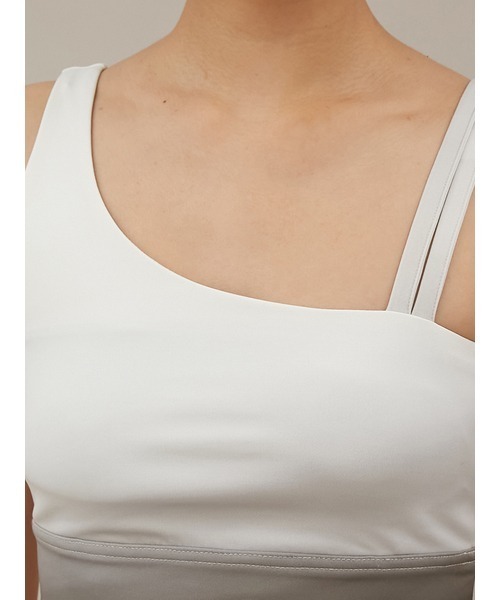 emmi（エミ）の「【emmi yoga】グラデーションブラトップ（チューブトップ・レディース・ライム/グレー・1/0）」の15枚目の写真