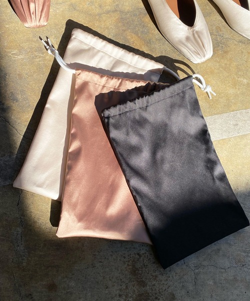 DouDou（ドゥドゥ）の「サテンバレエシューズ（バレエシューズ・レディース・キナリ/ブラック/ベージュ・S/M/L）」の11枚目の写真